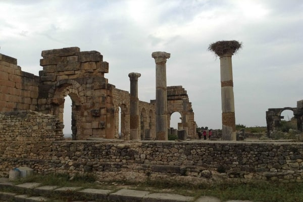 Roman ruins of Volubilis, featured in a 7-day Morocco itinerary.