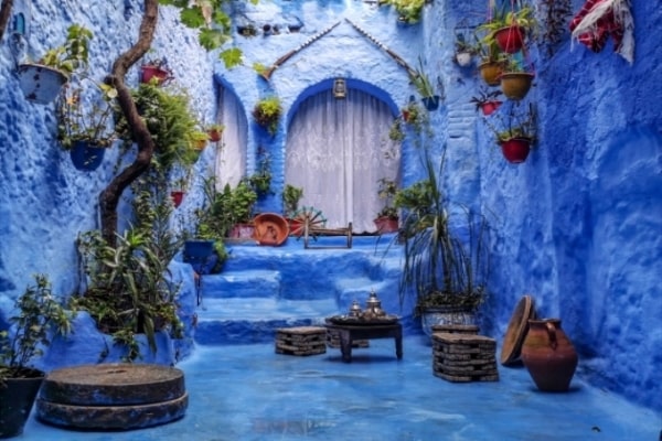 The blue city of Morocco