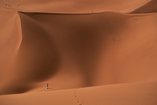 The Sahra Desert of Morocco