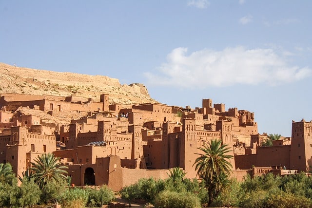 Exploring Ait Ben Haddou on a Morocco travel adventure .