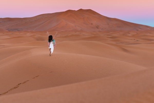 The Sahra Desert of Morocco